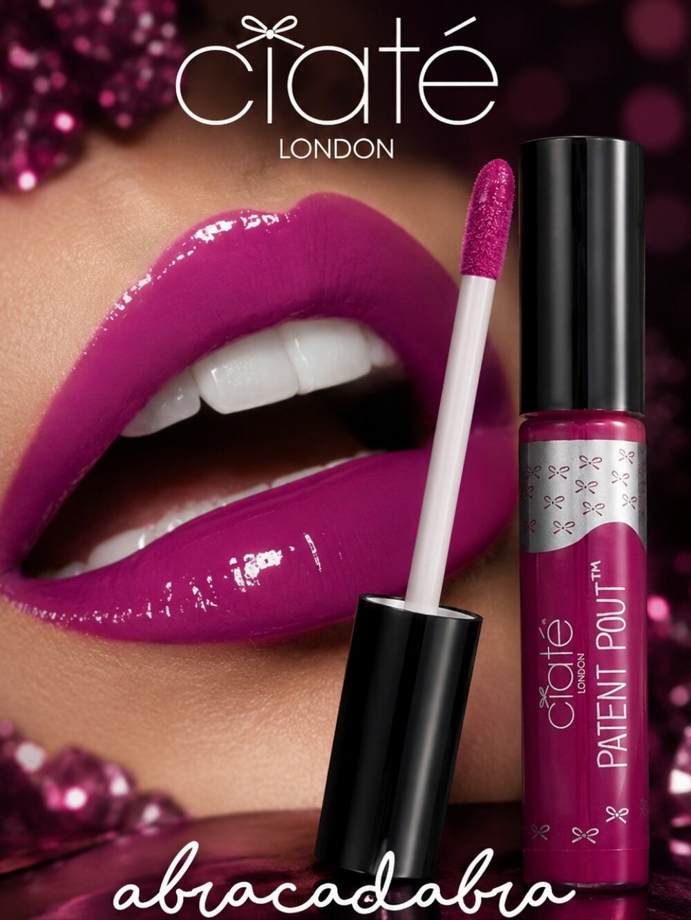 Ciate London Vinyl Lip Paint- Abracadabra - High Gloss Violet Purple